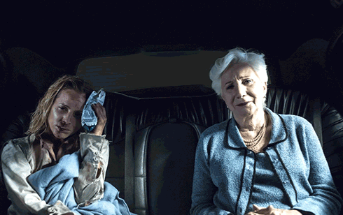 Maria Bello and Olympia Dukakis in Big Driver