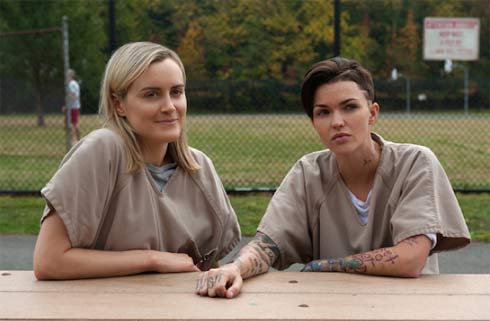 Taylor Schilling and Ruby Rose looking very friendly