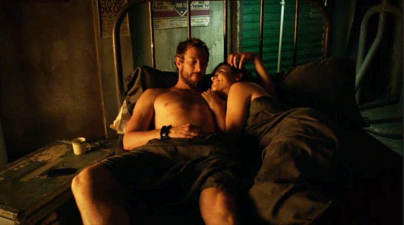 Dyson and Alicia in bed