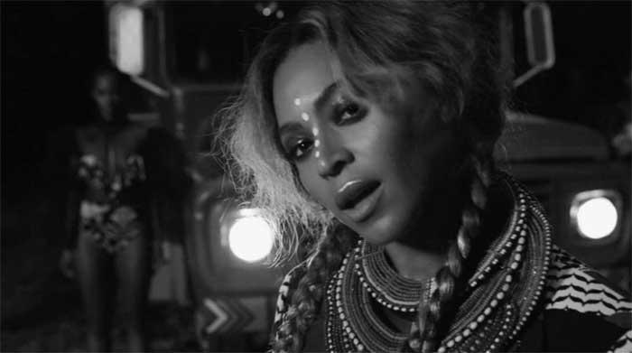Beyoncé in her visual album "Lemonade"
