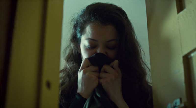 Tatiana Maslany as Sarah in Orphan Black