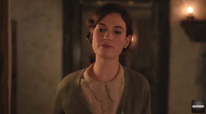 Lily James in Guernsey