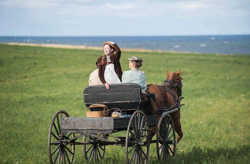 R.H. Thomson, Amybeth McNulty, and Geraldine James in Anne with an E