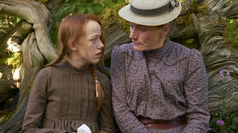 Amybeth McNulty and Geraldine James in Anne with an E