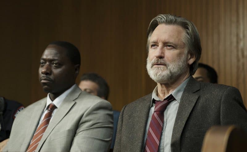 Bill Pullman and Dohn Norwood in The Sinner