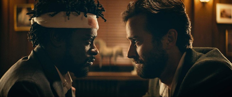 Lakeith Stanfield and Armie Hammer in Sorry to Bother You