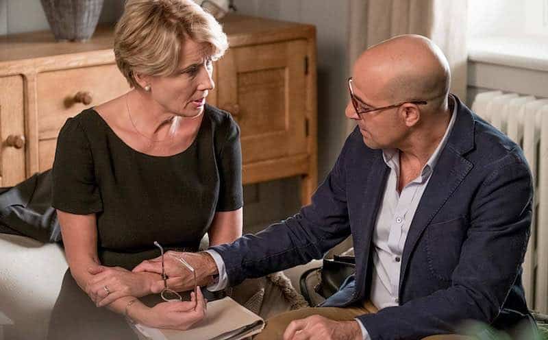 Emma Thompson and Stanley Tucci in The Children Act