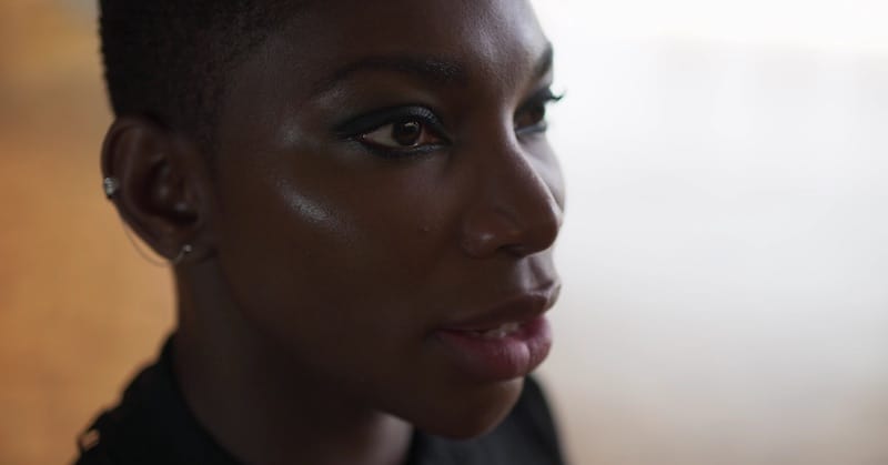 Michaela Coel in Black Earth Rising