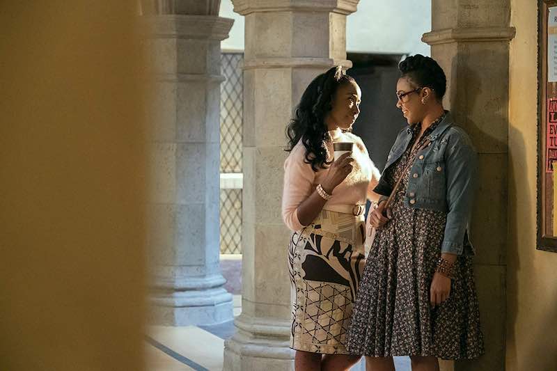 Nia Jervier and Courtney Sauls in Dear White People