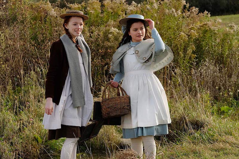 Amybeth McNulty and Dalila Bela in Anne with an E