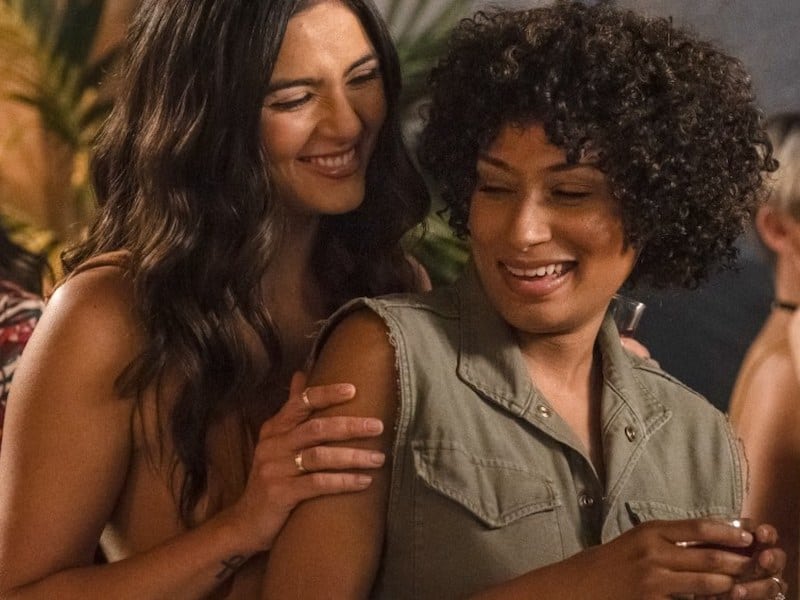 Arienne Mandi and Rosanny Zayas in The L Word: Generation Q