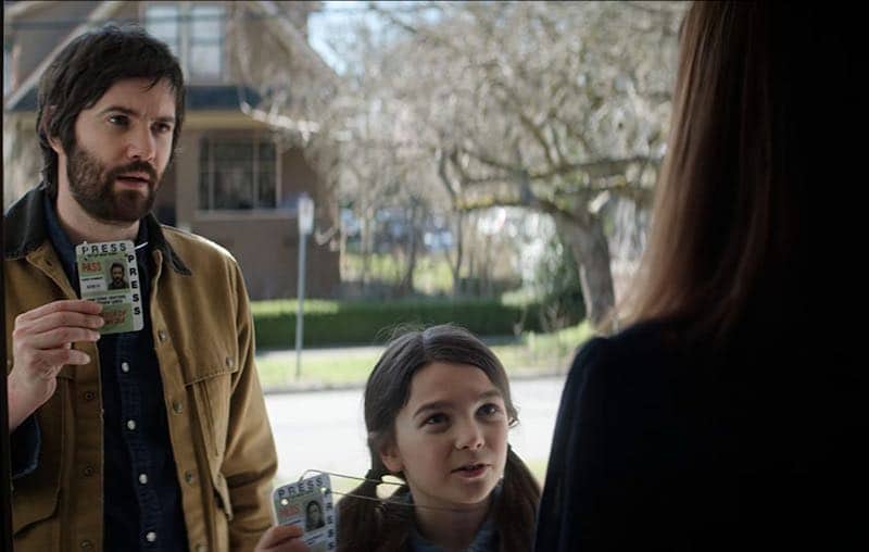 Jim Sturgess and Brooklynn Prince in Home Before Dark