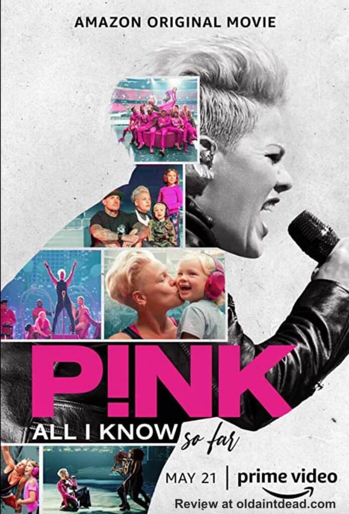 Poster for P!nk All I Know so Far