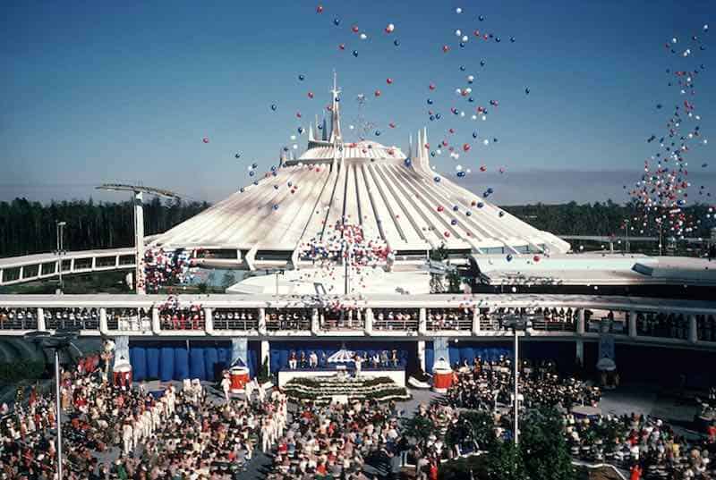 Space Mountain in Behind the Attraction