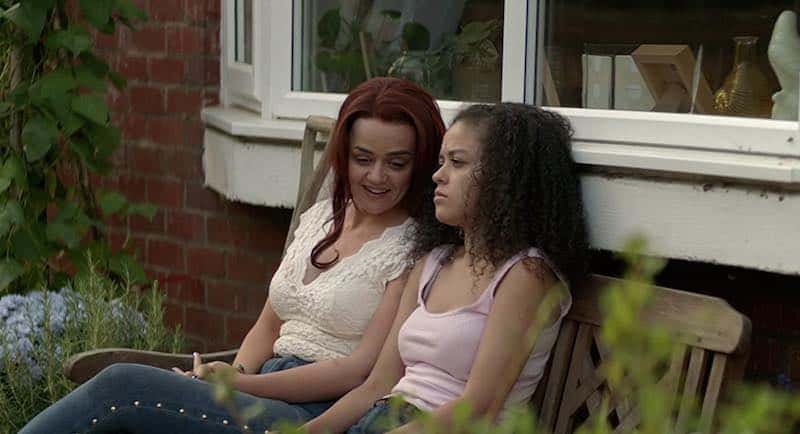 Hayley Squires and Alex Jarrett in Adult Material