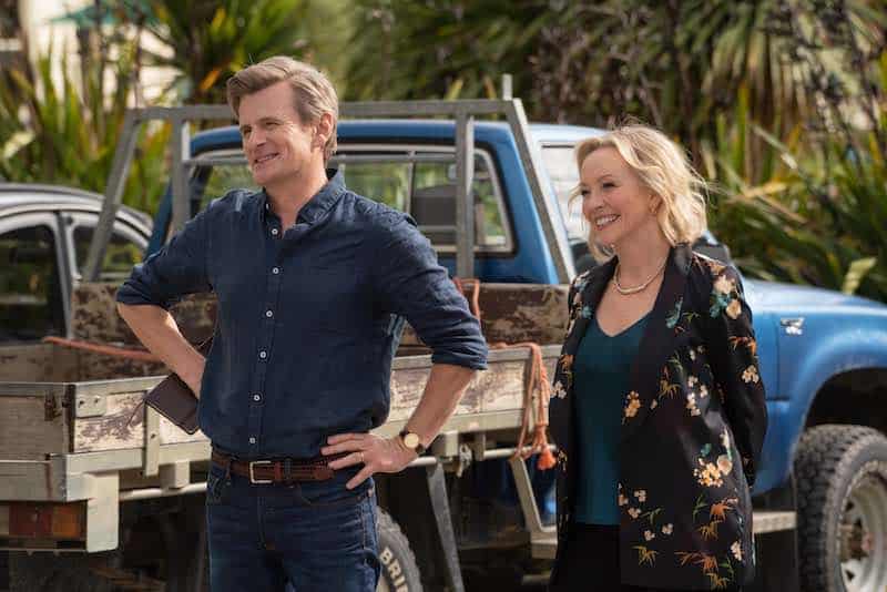 Charles Edwards and Rebecca Gibney in Under the Vines