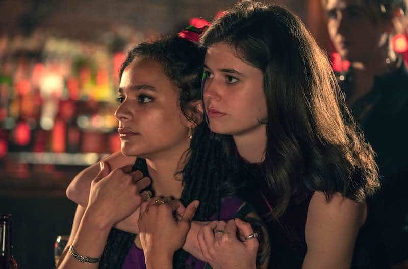 Alison Oliver and Sasha Lane in Conversations with Friends