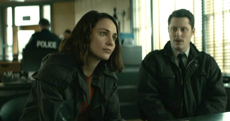 Noah Reid and Tuppence Middleton in Disappearance at Clifton Hill