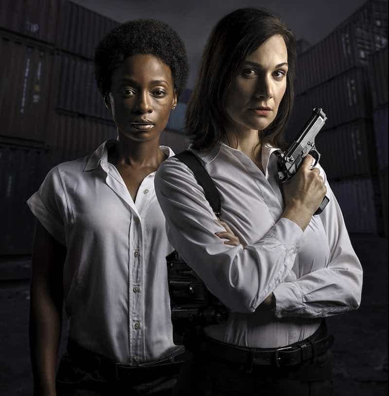 Erica Wessels and Hlubi Mboya in I Am ALL GIRLS
