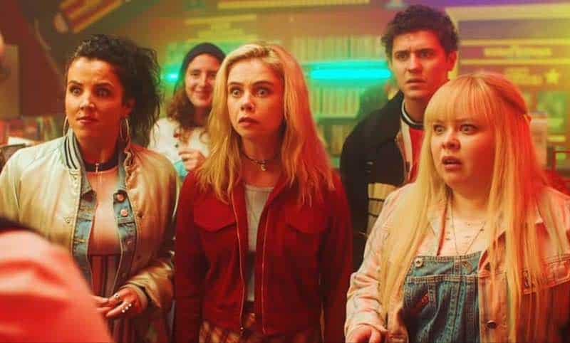 Nicola Coughlan, Dylan Llewellyn, Louisa Harland, Jamie-Lee O'Donnell, and Saoirse-Monica Jackson in Derry Girls