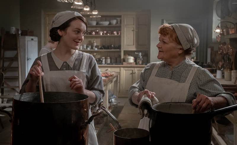 Lesley Nicol and Sophie McShera in Downton Abbey: A New Era