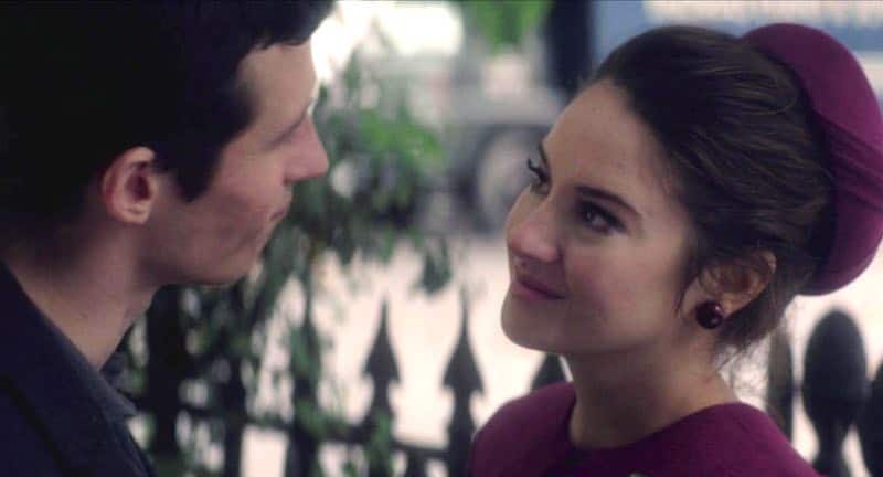 Shailene Woodley and Callum Turner in The Last Letter from Your Lover