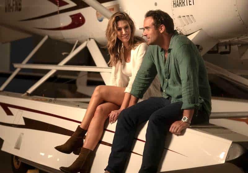 Delta Goodrem and Joshua Sasse in Love Is in the Air