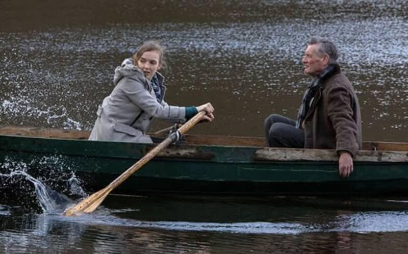 Michael Palin and Jodie Comer in Remember Me