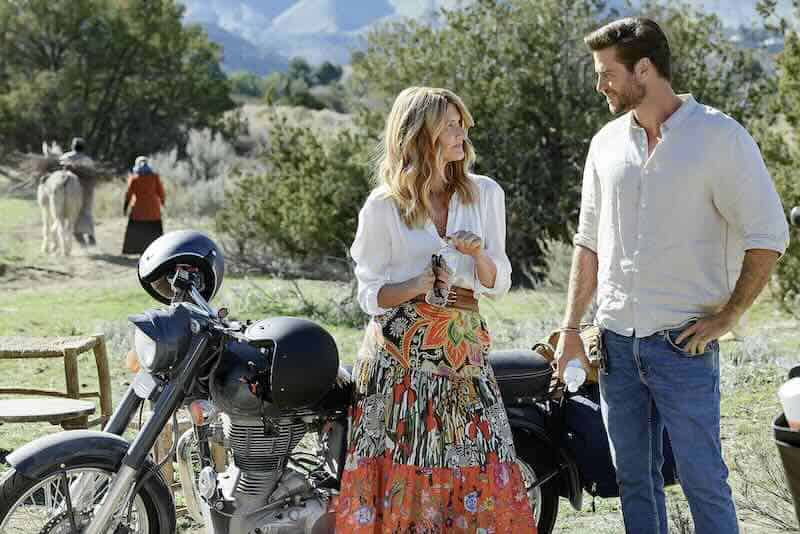 Laura Dern and Liam Hemsworth in Lonely Planet