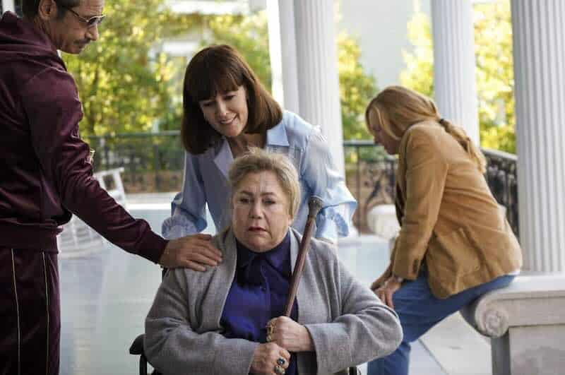 David Duchovny, Kathleen Turner, Toni Collette, and Rosemarie DeWitt in The Estate