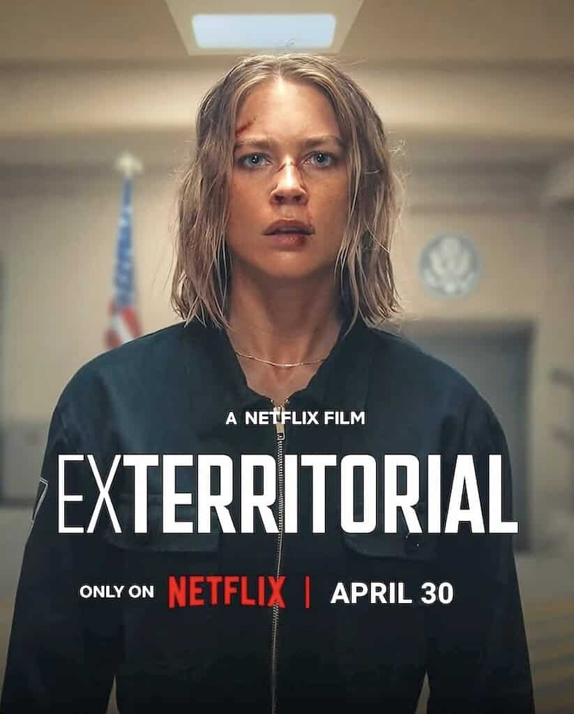 Jeanne Goursaud in the Exterritorial poster