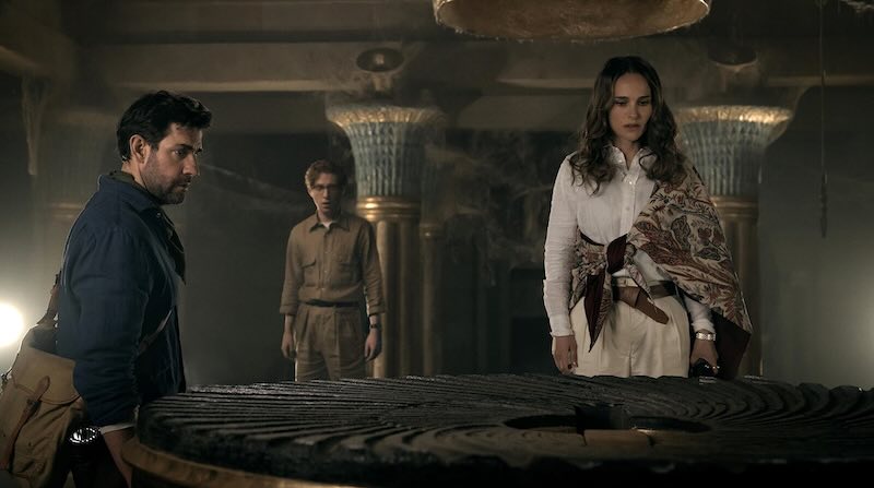 Natalie Portman, John Krasinski, and Domhnall Gleeson in Fountain of Youth