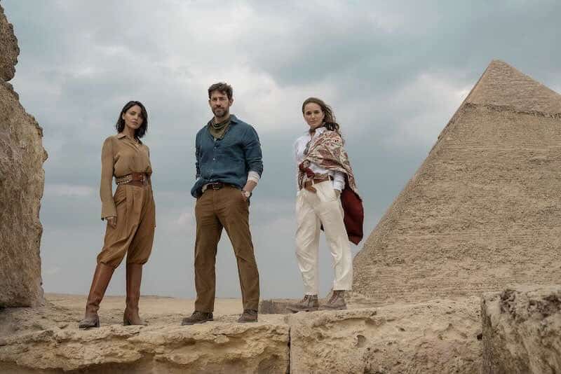 Natalie Portman, John Krasinski, and Domhnall Gleeson in Fountain of Youth